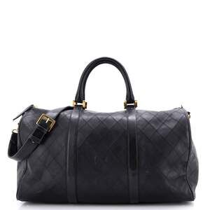 Chanel Vintage Diamond Stitch Boston #228457C22B